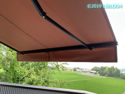 ハッピースペース 手動のオーニングテントの口コミ レビュー 激安で問題なし Libloom