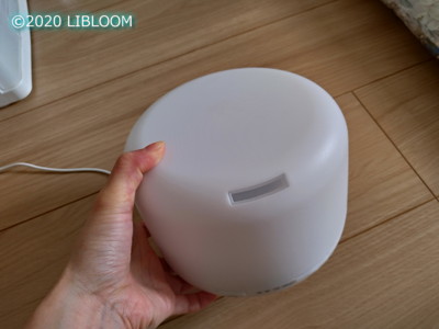 レビュー 無印良品 超音波うるおいアロマディフューザー 加湿器 Libloom